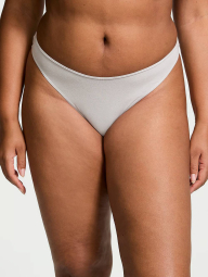 Женские трусики тонг Victoria's Secret 1159849823 (Серый S)