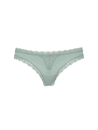Женские гладкие трусики Victoria's Secret тонг 1159849902 (Зеленый XS)