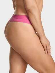 Трусики тонг Victoria's Secret с логотипом из страз 1159852809 (Розовый S)