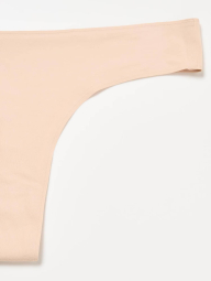 Жіночі безшовні трусики тонг Uniqlo з технологією AIRism 1159852992 (Бежевий XS)