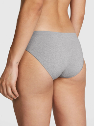 Женские бесшовные трусики бикини Victoria's Secret Pink с логотипом 1159853532 (Серый XL)