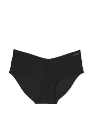 Женские бесшовные трусики хипхаггеры Victoria's Secret PINK с логотипом 1159853618 (Черный M)