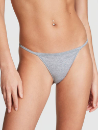 Трусики стринги Victoria's Secret PINK 1159853960 (Серый L)