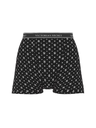 Високі трусики шортики Victoria's Secret з принтом 1159855120 (Чорний S)