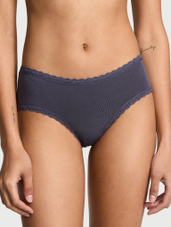 Жіночі трусики чики Victoria's Secret з мереживом 1159855173 (Синій XXL)