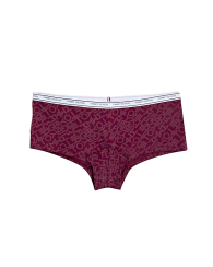Женские хлопковые трусики Tommy Hilfiger шортики 1159855385 (Бордовый M)