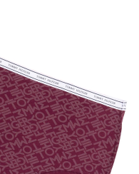 Женские хлопковые трусики Tommy Hilfiger шортики 1159855385 (Бордовый M)