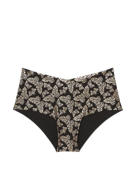 Бесшовные трусики чики Victoria's Secret с принтом 1159855756 (Черный M)