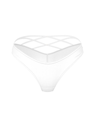 Гладкие трусики танга Victoria's Secret с ремешками 1159857180 (Белый L)