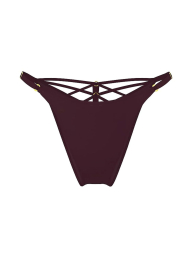 Женские трусики бразильяны Victoria's Secret 1159857508 (Фиолетовый L)