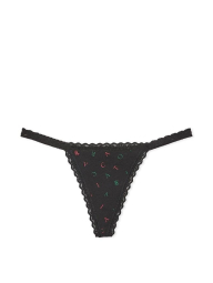 Трусики стринги Victoria's Secret 1159857626 (Черный XL)