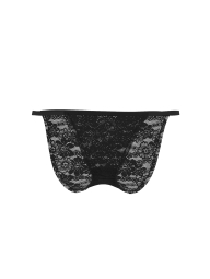 Мереживні трусики стін бікіні Victoria's Secret PINK 1159857836 (Чорний L)