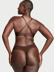 Трусики безшовні тонг Victoria's Secret 1159858060 (Коричневий XXL)