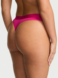 Трусики тонг Victoria's Secret с логотипом из страз 1159858244 (Розовый S)