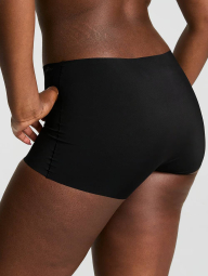 Бесшовные трусики шортики Victoria's Secret Pink 1159858499 (Черный L)