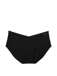 Бесшовные трусики хипхаггеры Victoria's Secret PINK с логотипом 1159858500 (Черный XL)