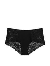 Трусики чики Victoria's Secret PINK с кружевом 1159858515 (Черный M)