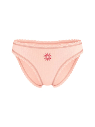 Трусики бикини Victoria's Secret с вышивкой 1159859149 (Розовый XL)