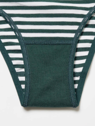 Жіночі трусики Uniqlo брифи з принтом 1159860403 (Зелений XXL)