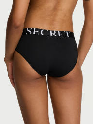 Трусики хіпхагери Victoria's Secret з логотипом 1159860785 (Чорний S)