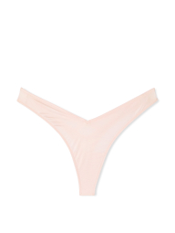 Гладкі трусики тонг Victoria's Secret з ремінцями 1159860801 (Рожевий L)