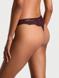 Мереживні трусики тонг Victoria's Secret 1159860808 (Фіолетовий L)
