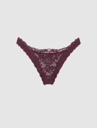 Кружевные трусики бразильяны Victoria's Secret 1159864018 (Фиолетовый XS)