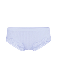Женские трусики хипхаггеры Victoria's Secret с кружевом 1159860928 (Голубой S)