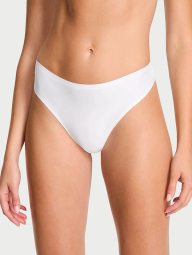 Гладкие трусики тонг Flex Victoria's Secret с логотипом 1159861377 (Белый M)