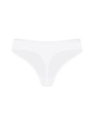 Гладкие трусики тонг Flex Victoria's Secret с логотипом 1159861877 (Белый L)