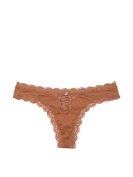 Трусики тонг Victoria's Secret 1159861405 (Коричневый M)