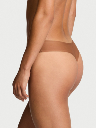 Гладкие трусики тонг Flex Victoria's Secret с логотипом 1159861411 (Коричневый XS)