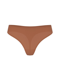 Гладкие трусики тонг Flex Victoria's Secret с логотипом 1159861633 (Коричневый M)