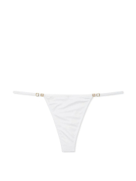 Гладкие трусики тонг Victoria's Secret с регулируемыми ремешками 1159861421 (Белый S)