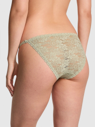 Мереживні трусики бікіні Victoria's Secret Pink 1159861463 (Зелений XL)