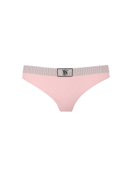 Трусики тонг Victoria's Secret со стразами 1159862700 (Розовый M)
