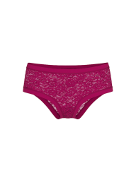 Мереживні трусики чики Victoria's Secret 1159862709 (Бордовий XS)