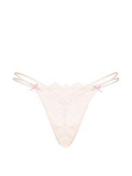 Кружевные трусики стринги Victoria's Secret PINK 1159862803 (Молочный M)
