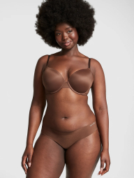 Бесшовные трусики тонг Victoria's Secret Pink 1159863010 (Коричневый S)