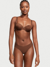 Бесшовные трусики тонг Victoria's Secret 1159863166 (Коричневый L)