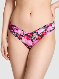 Бесшовные трусики тонг Victoria's Secret PINK с принтом 1159863230 (Розовый S)