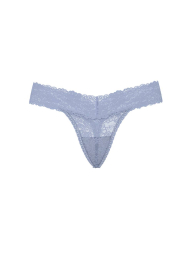 Кружевные трусики тонг Victoria's Secret Pink 1159863240 (Синий XXL)