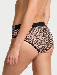 Трусики хипхаггеры Victoria's Secret со стразами 1159863303 (Леопардовый XL)