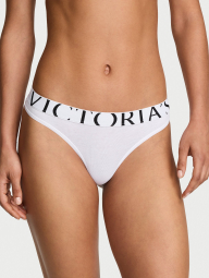 Трусики тонг Victoria's Secret з логотипом 1159863314 (Білий XS)