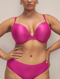 Гладкие трусики тонг Flex Victoria's Secret с логотипом 1159863547 (Розовый S)