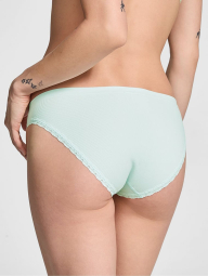 Женские трусики бикини Victoria's Secret PINK в рубчик 1159863593 (Зеленый XL)