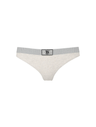 Трусики тонг Victoria's Secret со стразами 1159863639 (Серый M)