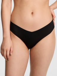 Бесшовные трусики тонг Victoria's Secret Pink 1159863979 (Черный XS)