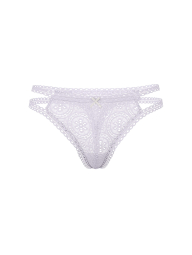 Кружевные трусики тонг Victoria's Secret Pink 1159864107 (Сиреневый M)