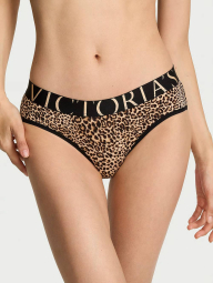 Трусики хипхаггеры Victoria's Secret с логотипом 1159864579 (Леопардовый XS)